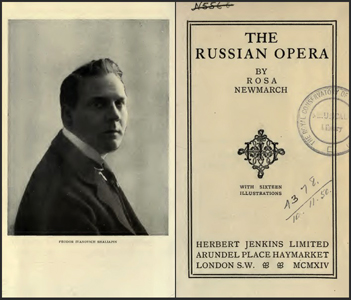 Роза Ньюмарч. Русская опера. 1914